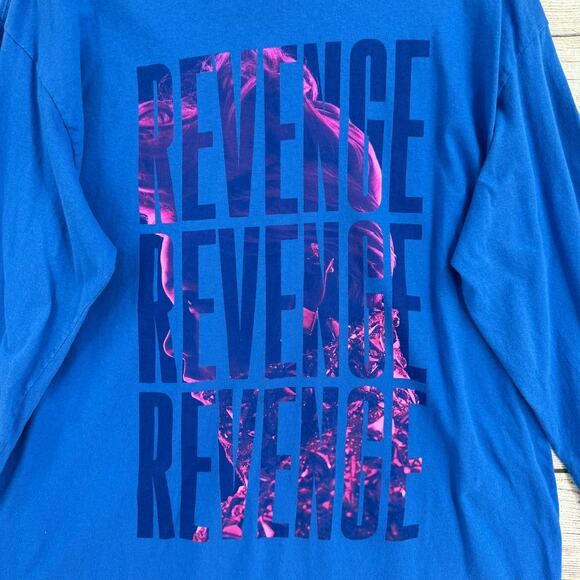 Pink Beautiful Trauma World Tour Revenge Long Sleeve T-Shirt Adult Large Blue - Picture 4 of 7